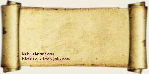 Dina Nešković vizit kartica